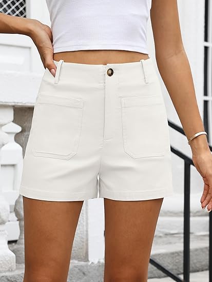 Wrinkle-Free Tailored Comfort Summer Shorts
