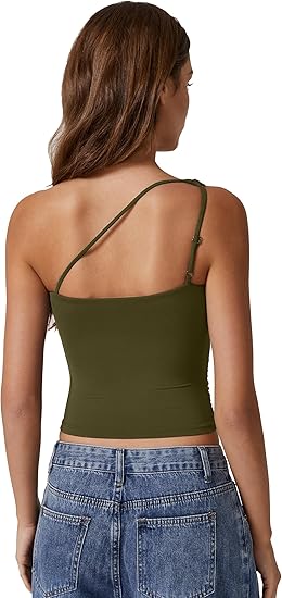 Ultimate Sculpt One Shoulder Crop Top